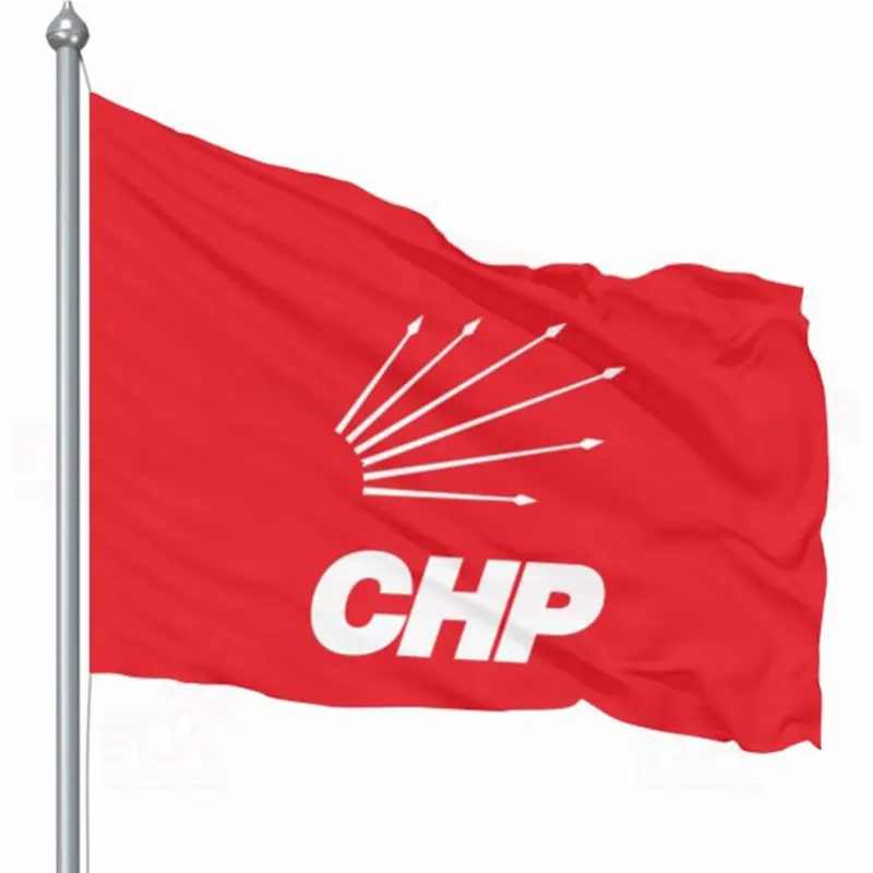 kırmızı CHP gönder bayrak