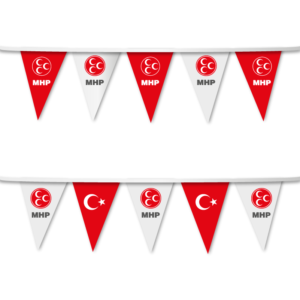 MHP ipe dizili bayrak imalatı